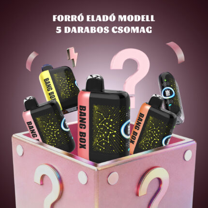 💎5 db-os BANG BOX 42000 Puffs 3 in1 Flavor Disposable Vape – Titokdoboz árzuhanás!
