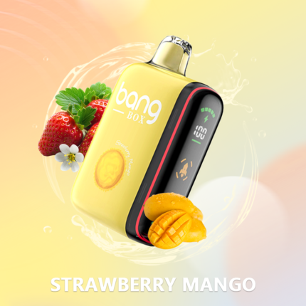 BANG BOX 9000-18000 Puffs Disposable Vape - Strawberry mango