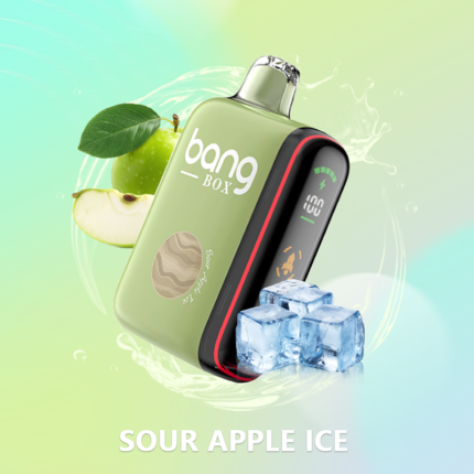 BANG BOX 9000-18000 Puffs Disposable Vape - Sour apple ice