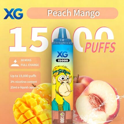 Peach Mango-15000 Puffs Disposable Vape